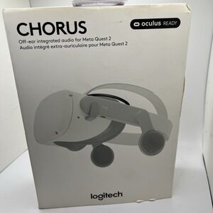 Logitech Chorus‎ Off-Ear Integrated Audio for Meta Quest 2 - White - NEW SEALED!